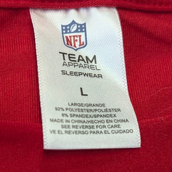 NWT NFL Team Apparel Red Size Large Chiefs Pajamas - Picture 3 of 7